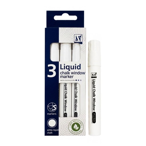 White chalk liquid marker - 3, x