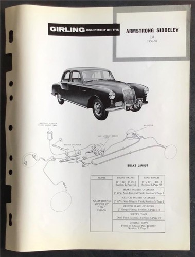 Armstrong siddeley 234 car - 234,