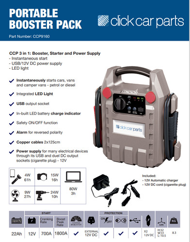Portable car battery power - portable,