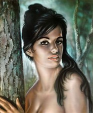 A3 A4 Size - Tina by J H Lynch from the Tretchikoff Era Wall Poster