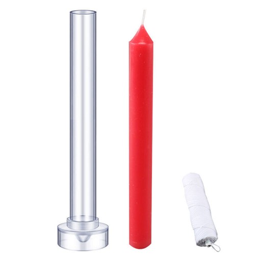 Long pole pillar candle mould - pillar,