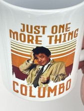 Columbo Just One More Thing Funny Vintage Minimalist TV Series Coffee & Tea Mug