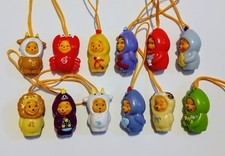 DISNEY WINNIE THE POOH ZODIAC EDITION PEEK-A-POOH TOMY FIGURINES SET