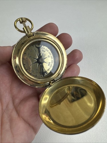 Nautical vintage compass brass - nautical,