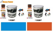 Fordson Major Tractor Orange & Empire Blue Enamel Endurance Paint Litre Tins