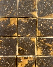 Handmade Roycewood reactive glaze brown tiles
