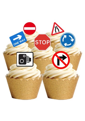 Cake toppers road traffic - toppers,