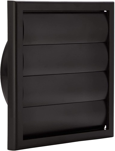 Vents 150mm black external - black,
