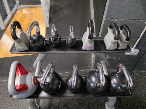Commercial kettlebell set with - commercial,