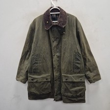 Barbour Vintage A400 Northumbria Wax Country Green Coat Waterproof Jacket C 42