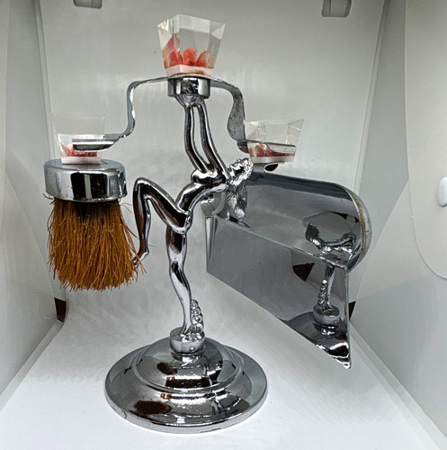 Art deco chrome table crumb - deco,