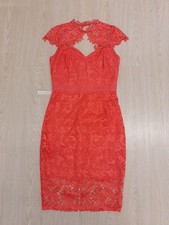 Lipsy VIP Size 10 Coral Red