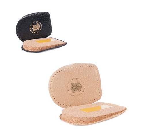 Leather heel support orthotic - leather,