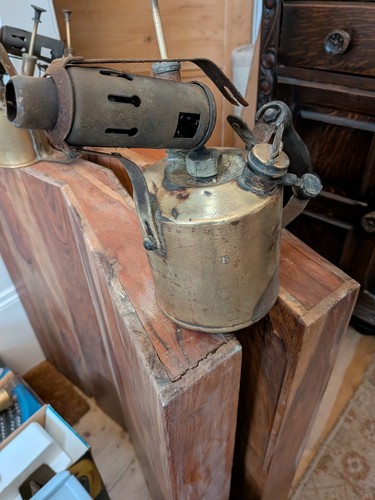 Antique brass blow torches - antique,