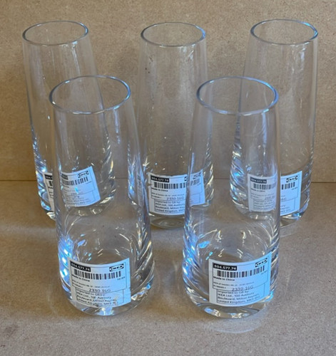 Ikea glass vases 15cm - ikea, tall
