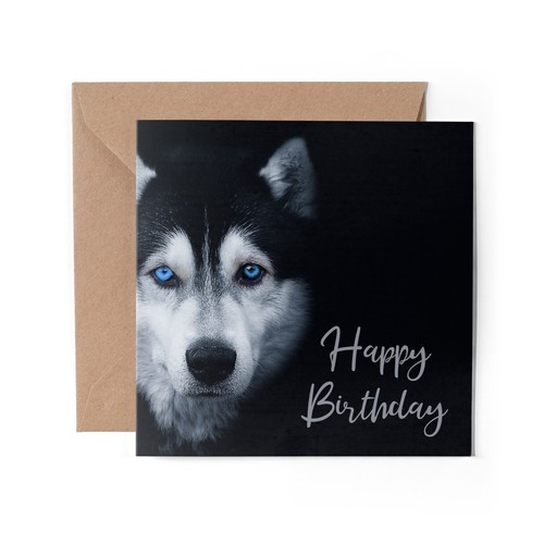 Greeting card happy - x,