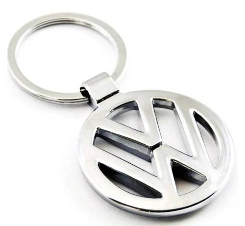 Vintage keyring metal vw - metal,