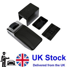 Armrest Storage Box Black Dual