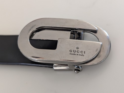 Vintage gucci black leather - vintage,