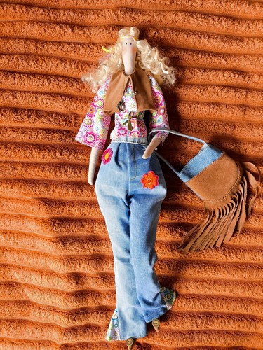 Handmade tilda doll charming - ,