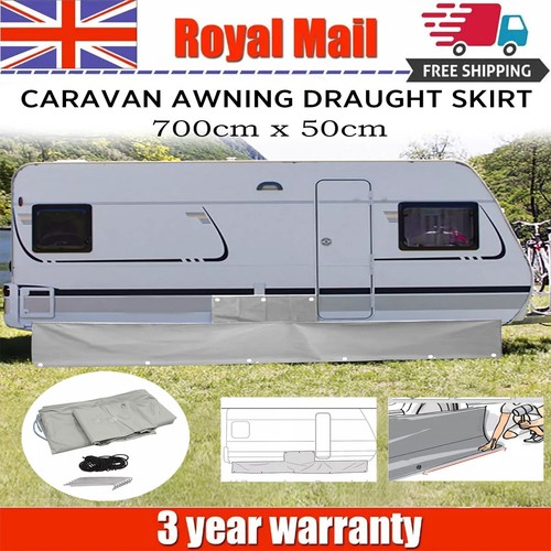 Caravan awning draught skirt - awning,