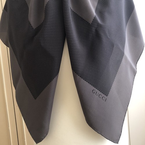 Vintage gucci silk scarf dark - silk,