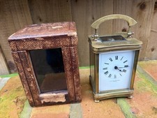 Antique brass carriage clock - antique,