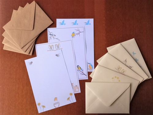 Letter writing set paper - letter,