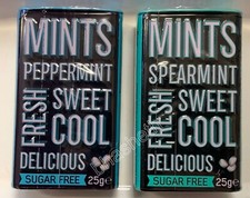 Peppermint Mint Spearmint Mint Sugar Free 25gm Handy Travel Size Tin