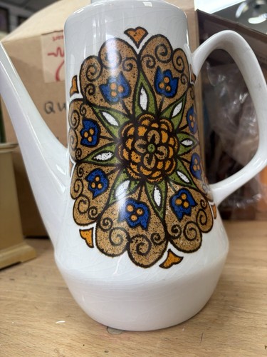 Vintage ceramic coffee pot - ceramic,