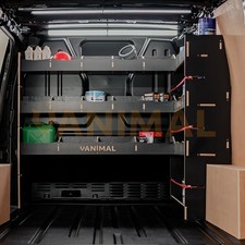 VW Transporter T7 2025+ HEXABOARD Integrated Front & Bulkhead Van L-racking