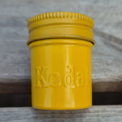 Kodak metal film canister - metal,