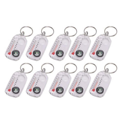 10x mini compass - keychain, with