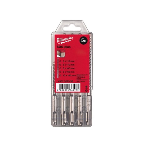 Milwaukee sds drill bit set - sds+,