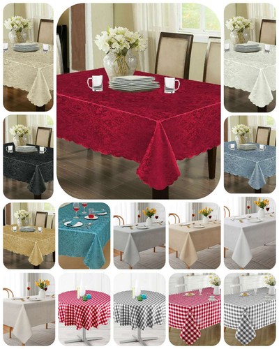 Damask jacquard table - damask,