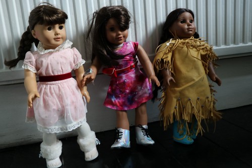 American girl dolls set - american,