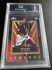Rivaldo AC Milan Topps Deco GetGraded 9 Football Card