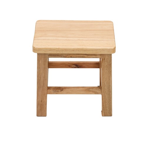 Solid wood small square - small, stool