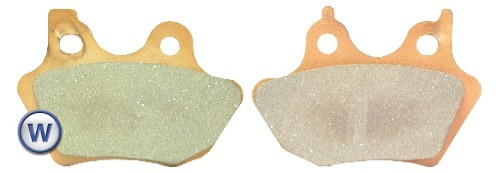 Brake pads rear - pads, for