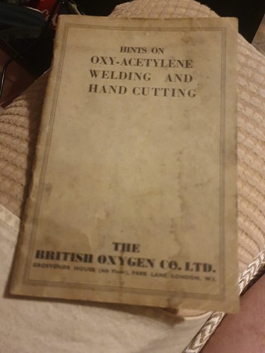 Hints oxy acetylene welding - hints, oxy-acetylene