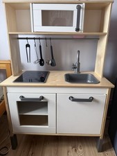 IKEA Duktig Kids Wooden Toy Play Kitchen White/Natural