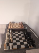 Polished Marble Chess Set