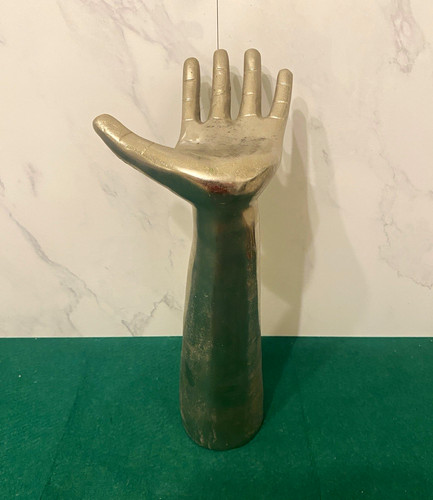 Large solid metal ornament arm - solid,