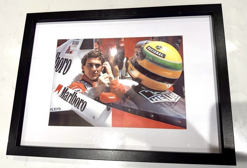 Ayrton senna sitting his - in,