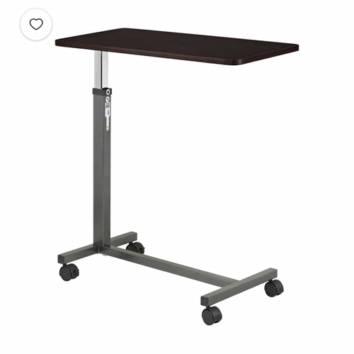 Height adjustable overbed - height,