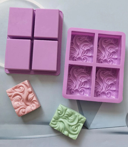 Cavity soap mould wave - 4,
