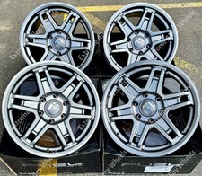 18" Grey Fuel Alloy Wheels Mitsubishi L200 Pajero Shogun Warrior 