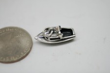 VINTAGE~SPEED BOAT / CABIN CRUISER~STERLING SILVER CHARM A6