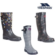 Trespass Womens Wellie Boots Wellington Boots Welly Boots Full Length Samira