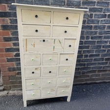 Vintage Farmhouse Pine Tallboy
